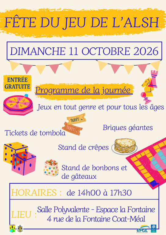 Affiche Fete du jeux