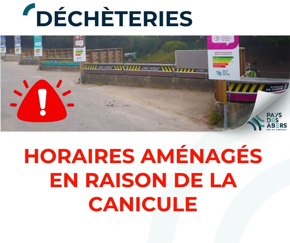 Decheteries canicule